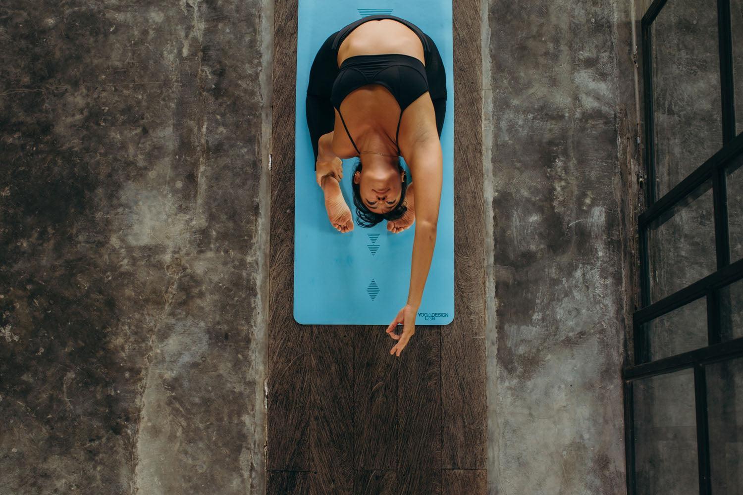 Infinity Yoga Mat - Tribal Aqua - Yoga Design Lab