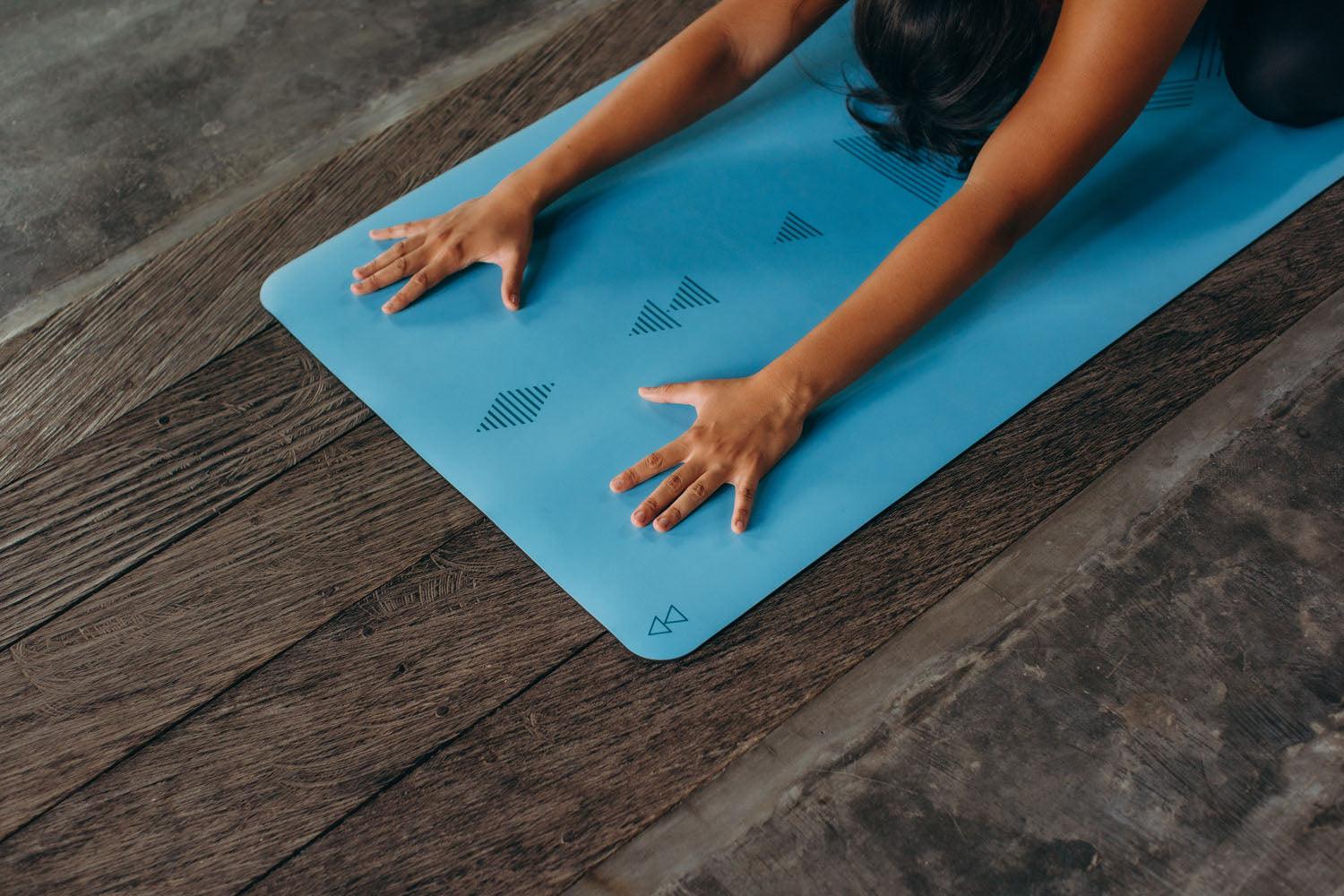 Infinity Yoga Mat - Tribal Aqua - Yoga Design Lab