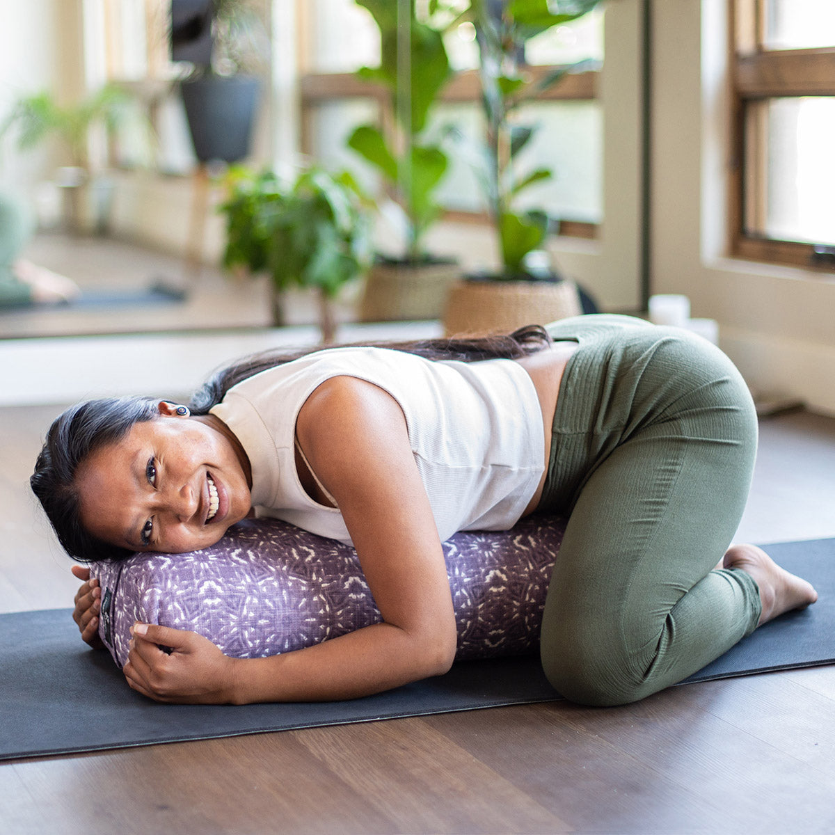 A Bolster Enhanced Yoga Flow: Embrace Serenity