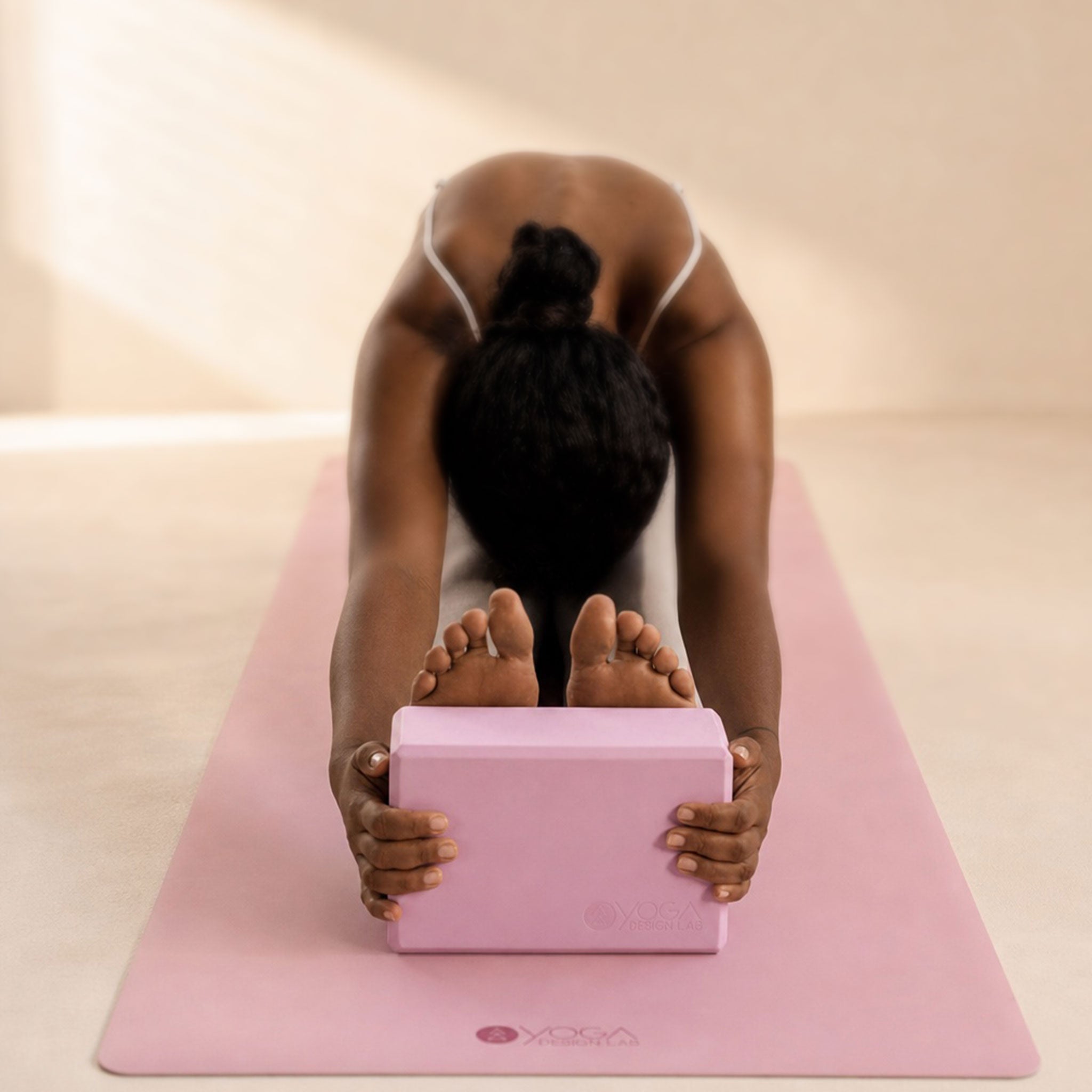 Foam Yoga Block - Pink Ribbon