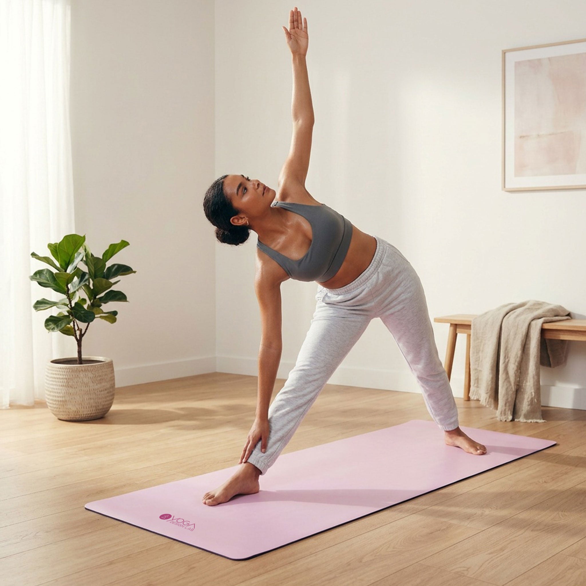 Infinity Yoga Mat – Pink Ribbon