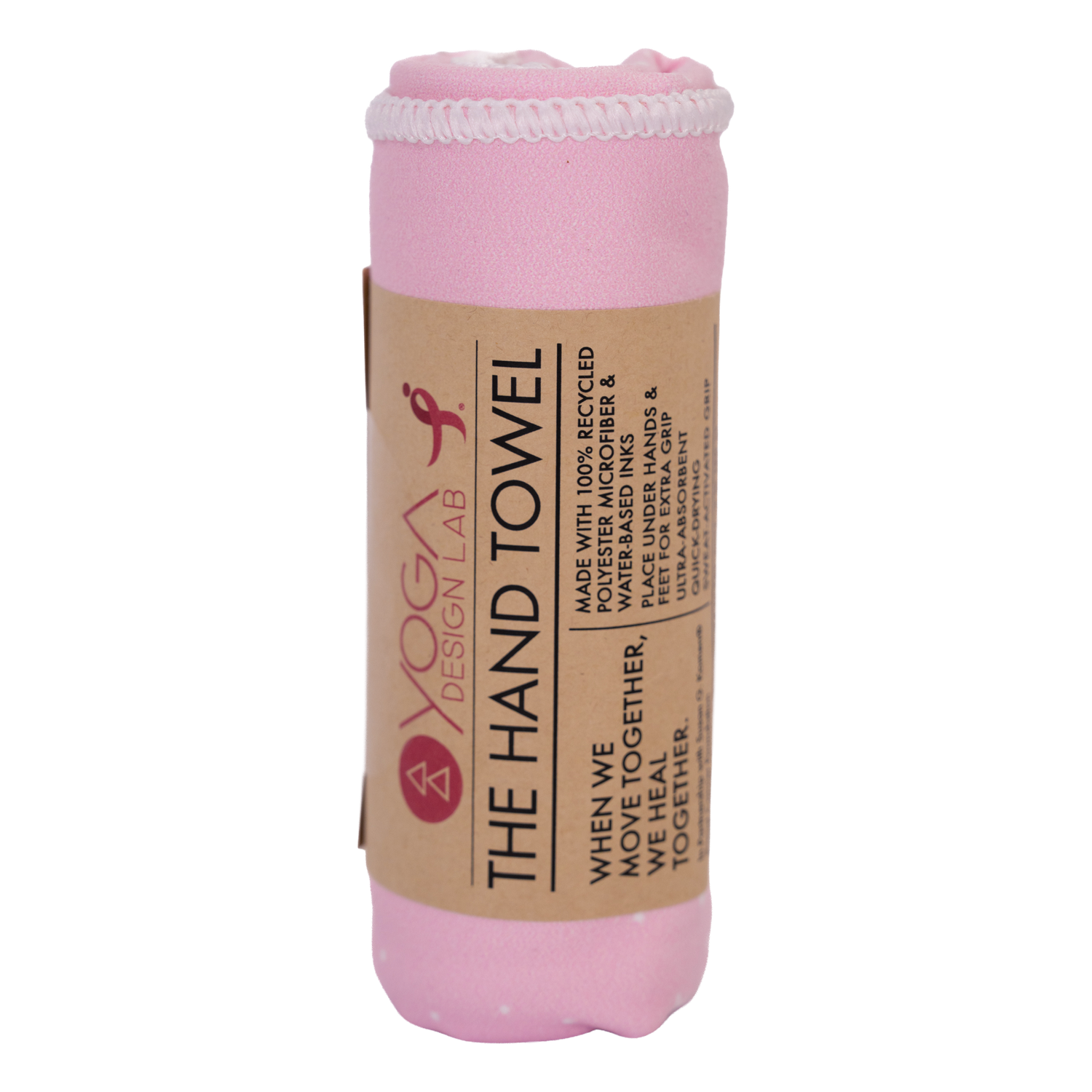 Yoga Hand Towel - Pink Ribbon