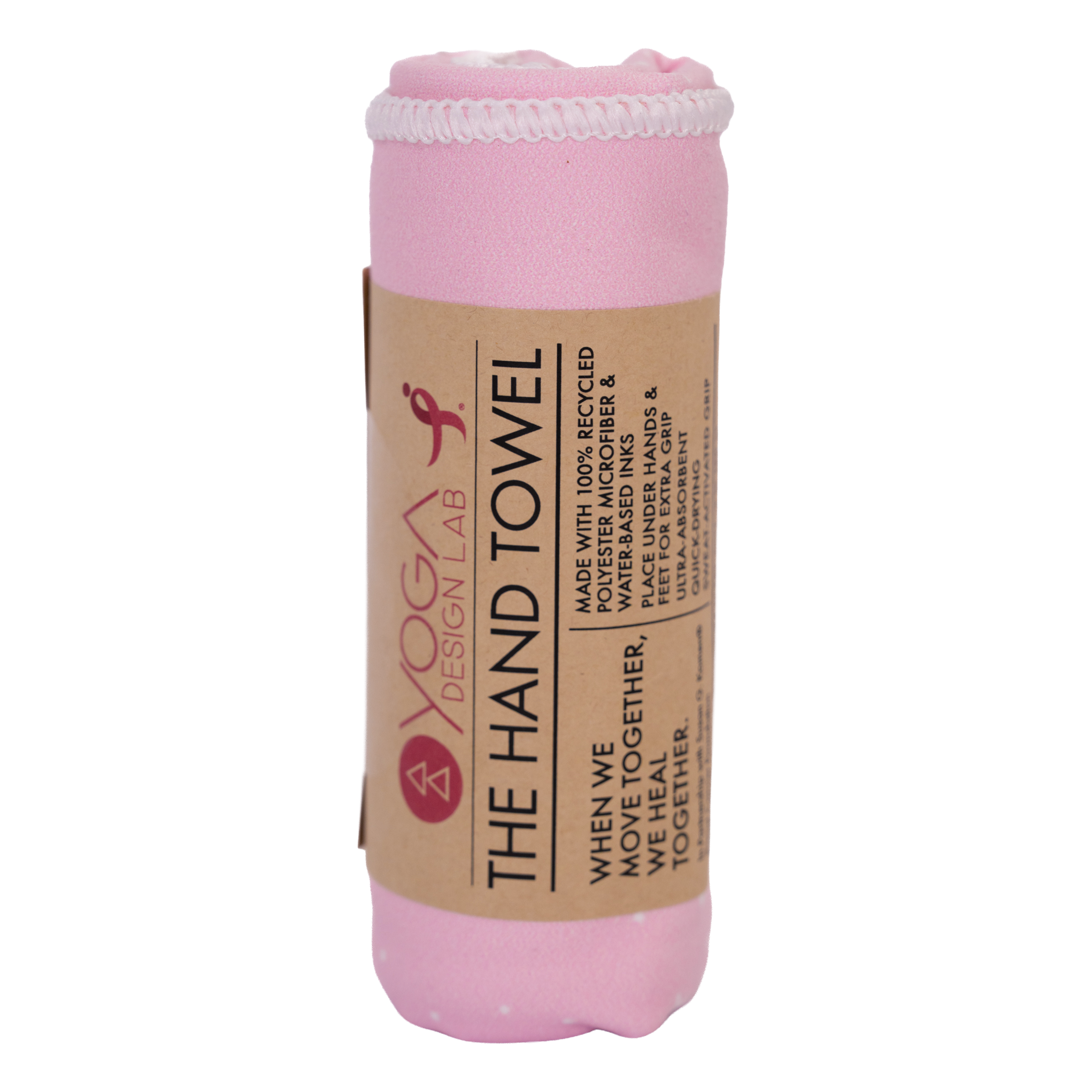 Yoga Hand Towel - Pink Ribbon