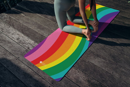 Combo Yoga Mat - Rainbow - Yoga Design Lab 