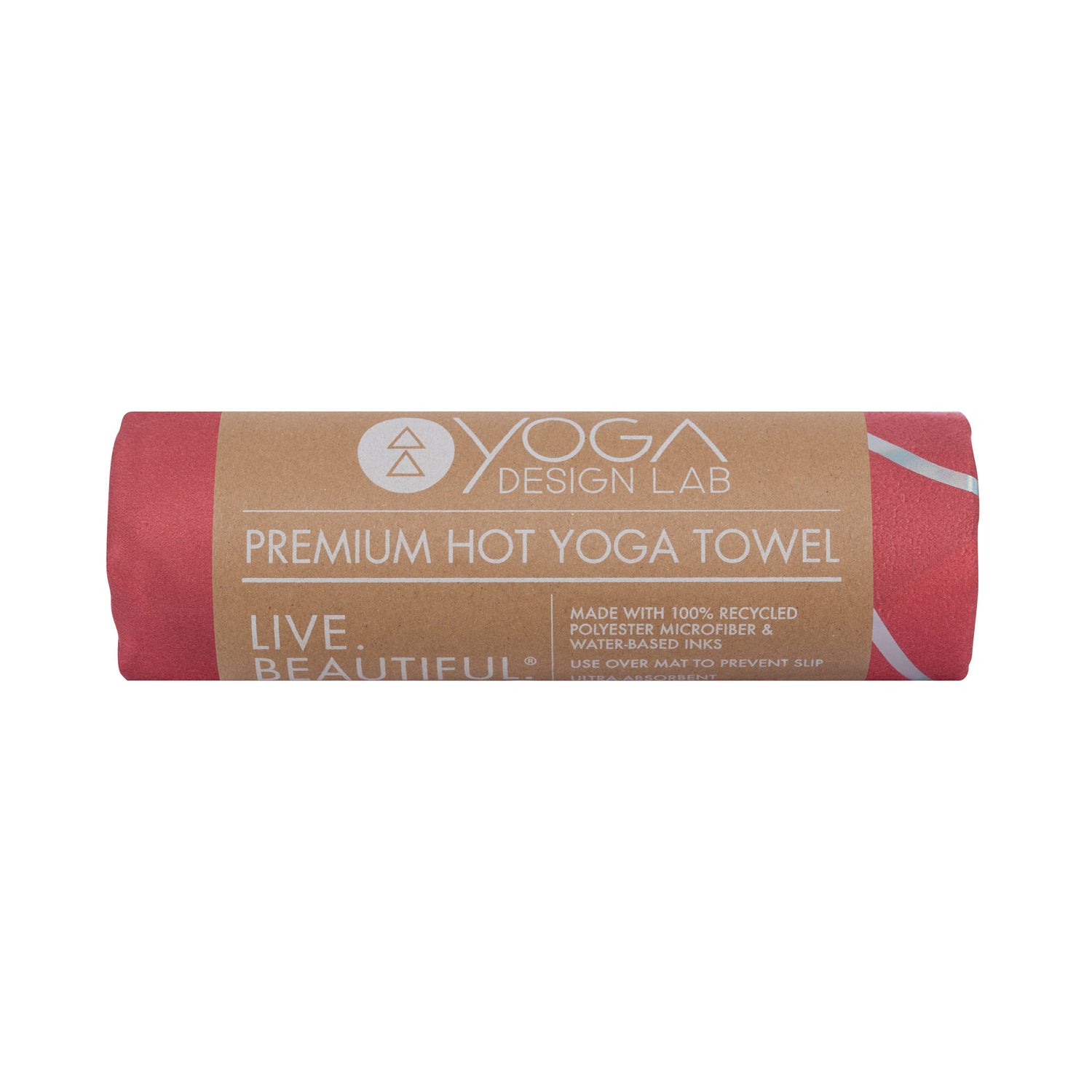 YDL Yoga Mat Towel - Ultra-Grippy, Moisture Absorbing &amp; Quick-Dry