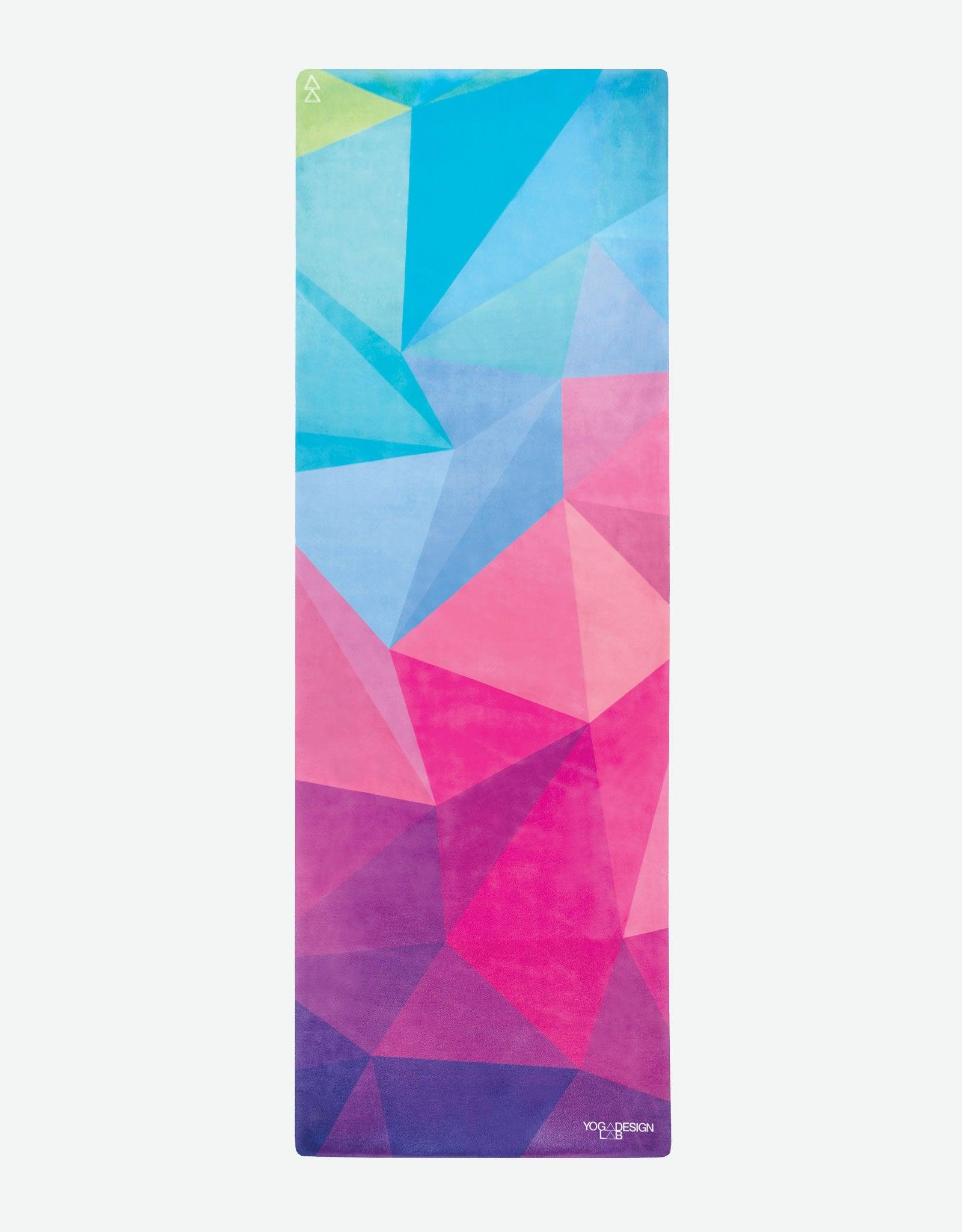 Combo Yoga Mat: 2-in-1 (Mat + Towel) - 1.5mm Geo - Lightweight, Ultra-Soft - Yoga Design Lab 