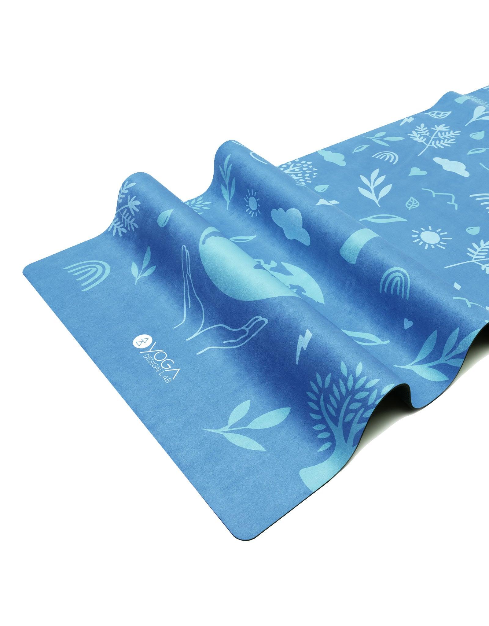 Combo Yoga Mat - Earth Bali Blue - Yoga Design Lab 