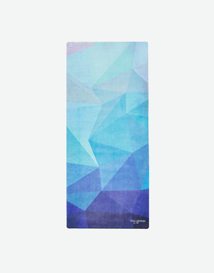 Kids Combo Yoga Mat - Geo Blue - Yoga Design Lab 
