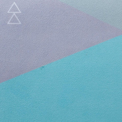 Kids Combo Yoga Mat - Geo Blue - Yoga Design Lab 