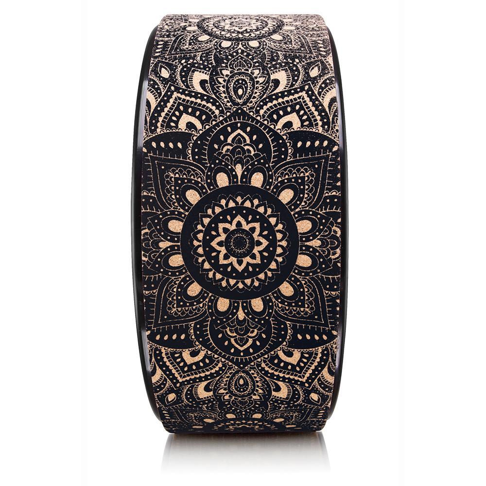 Cork Yoga Wheel - For Enhancing Yoga Poses At Home or Studio - Yoga Design Lab 