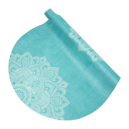 Curve Yoga Mat - 3.5mm - Mandala Turquoise - Large yoga Mat For Tall Yogis - Yoga Design Lab 