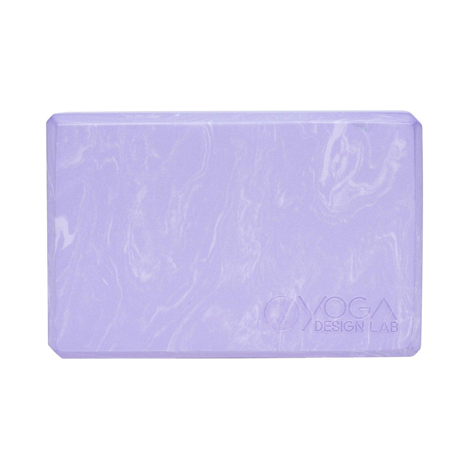 Foam Yoga Block - Foam - Block - Lavender - For Restorative &amp; Yin Yoga - Yoga Design Lab 