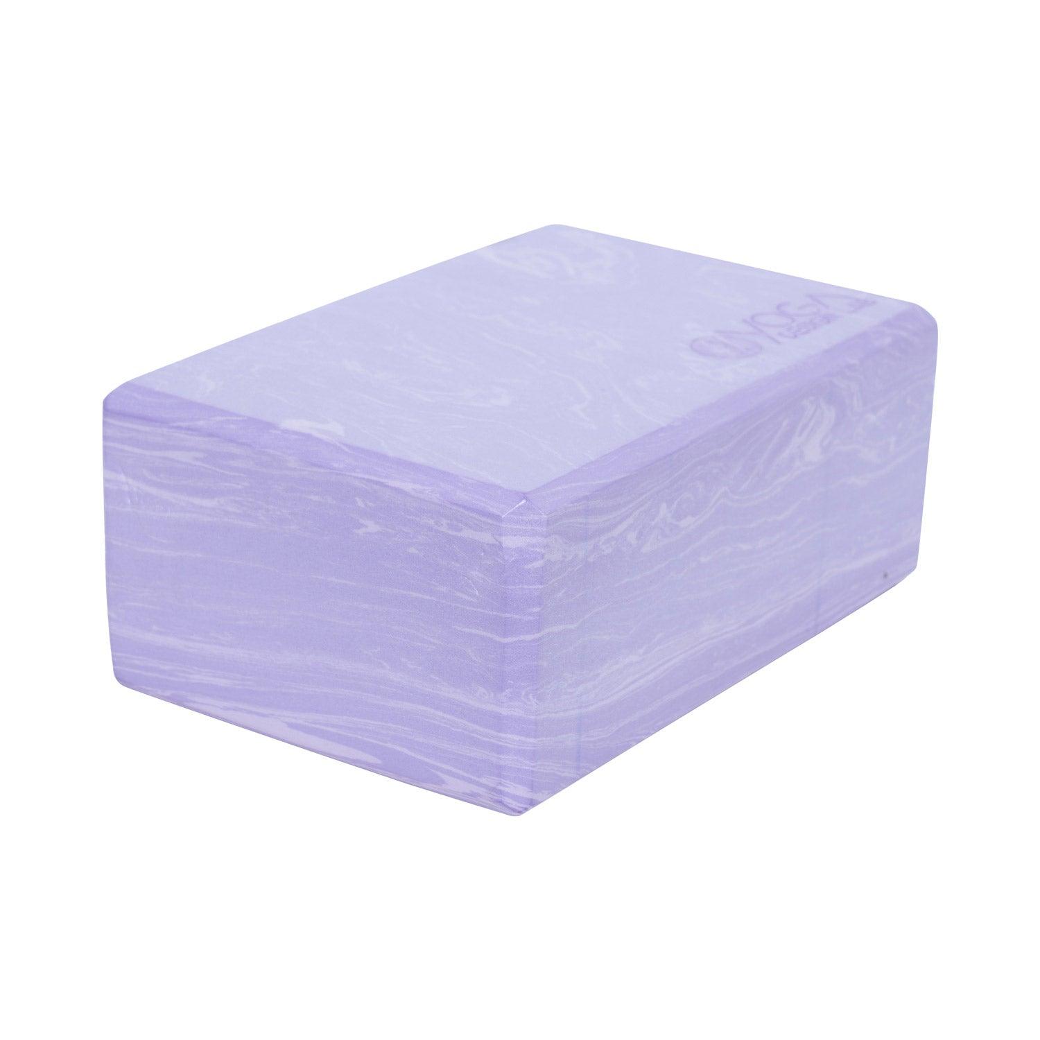 Foam Yoga Block - Foam - Block - Lavender - For Restorative &amp; Yin Yoga - Yoga Design Lab 