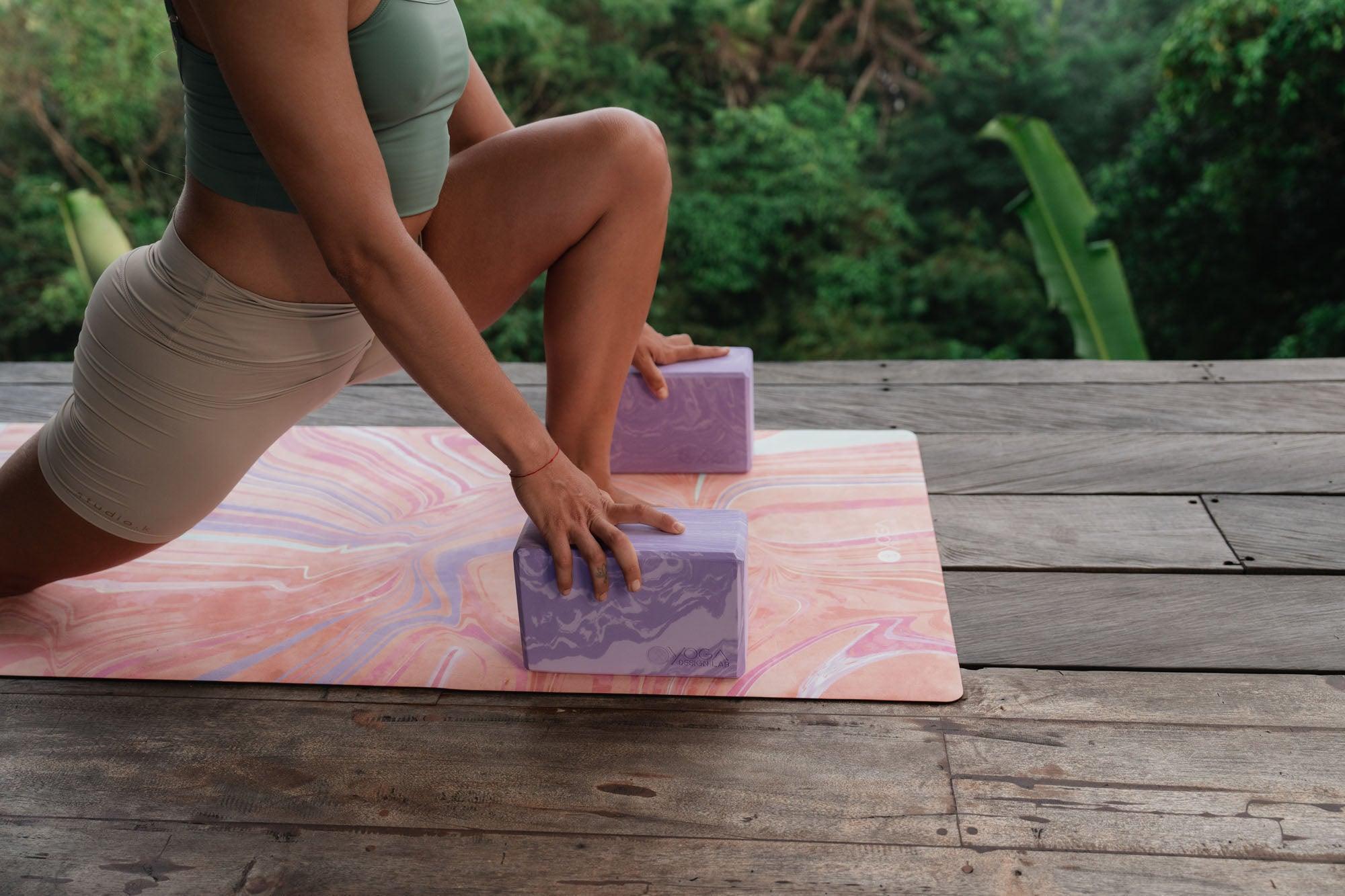 Foam Yoga Block - Foam - Block - Lavender - For Restorative &amp; Yin Yoga - Yoga Design Lab 