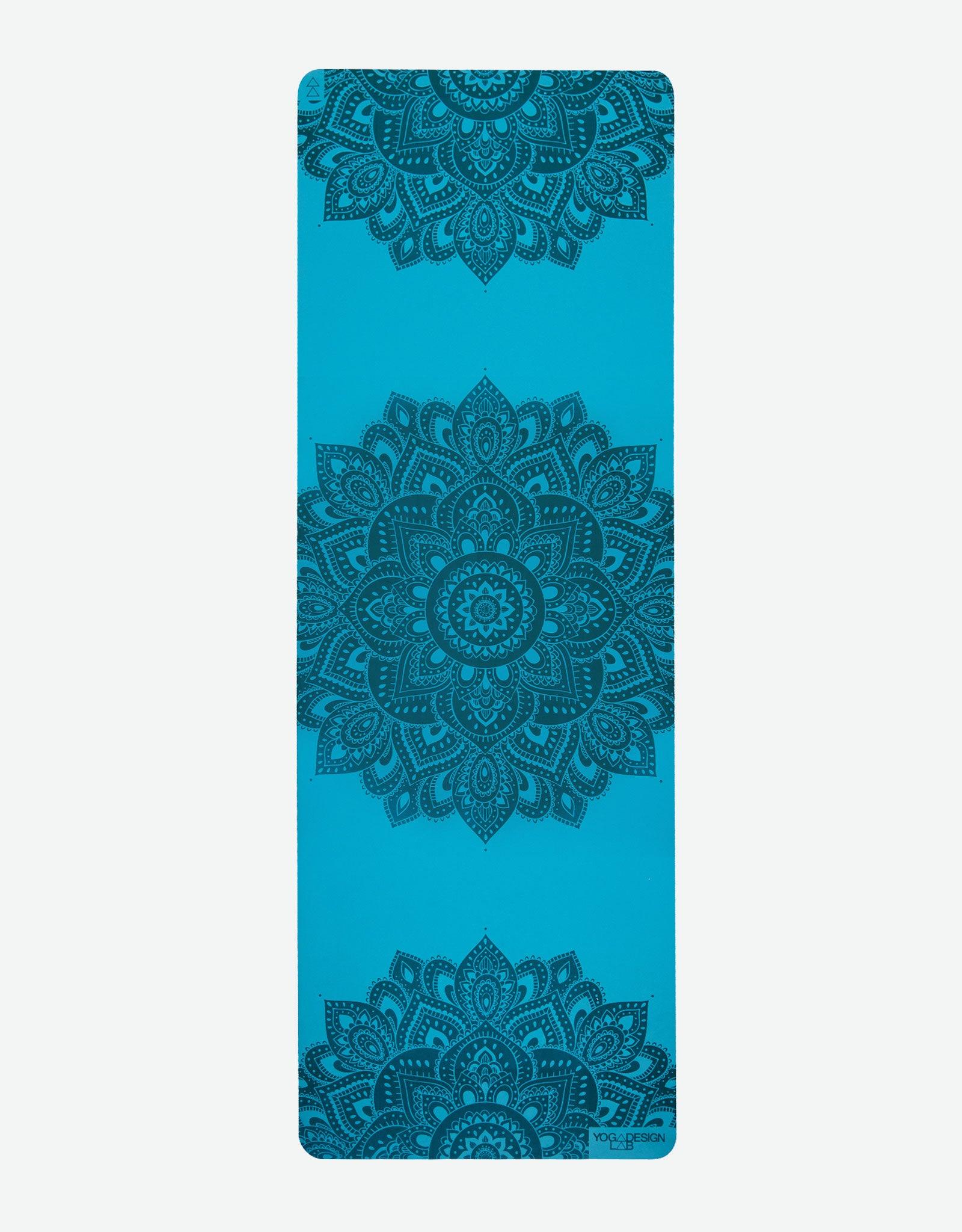 Infinity Yoga Mat - 5mm - Mandala Aqua - The Best Yoga Mat provides great support - Yoga Design Lab 