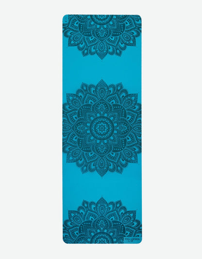 Infinity Yoga Mat - 5mm - Mandala Aqua - The Best Yoga Mat provides great support - Yoga Design Lab 