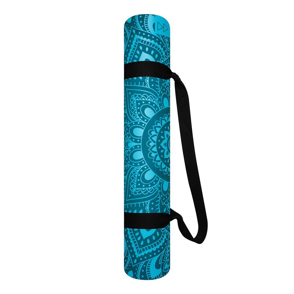 Infinity Yoga Mat - 5mm - Mandala Aqua - The Best Yoga Mat provides great support - Yoga Design Lab 