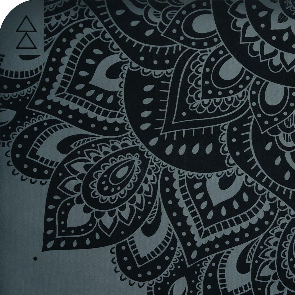 Infinity Yoga Mat - 5mm - Mandala Charcoal- The Best Yoga Mat provides great support - Yoga Design Lab 