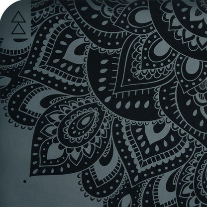 Infinity Yoga Mat - 5mm - Mandala Charcoal- The Best Yoga Mat provides great support - Yoga Design Lab 