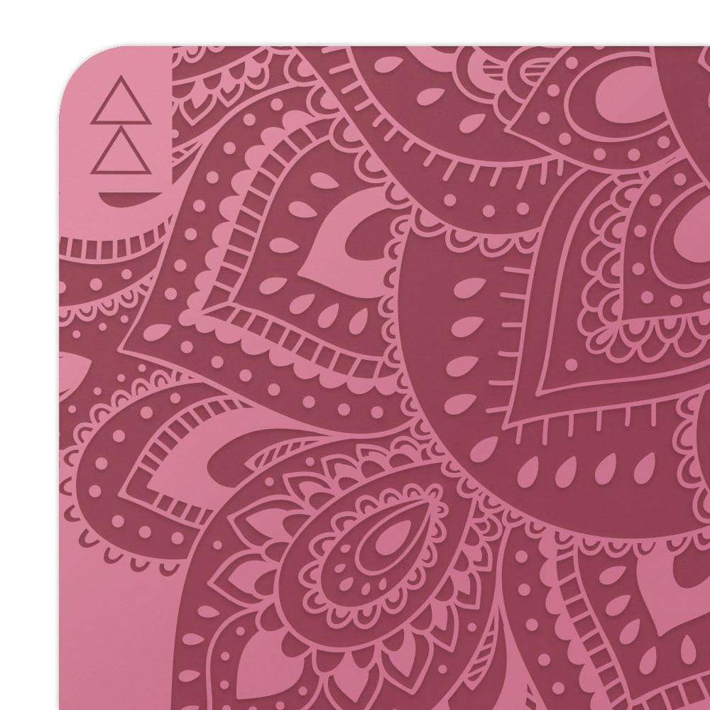 Infinity Yoga Mat - 5mm - Mandala Rose - The Best Yoga Mat provides great support - Yoga Design Lab 