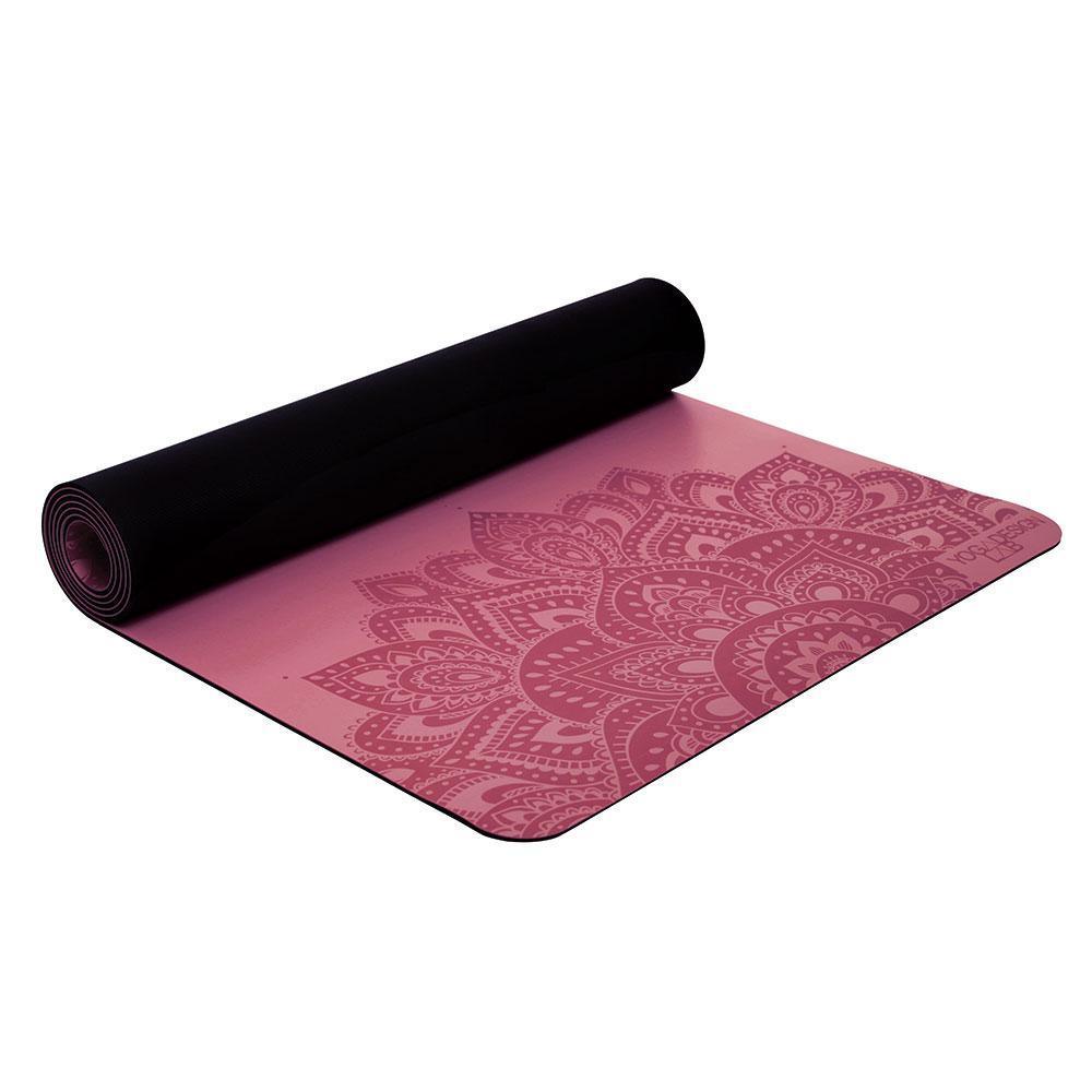 Infinity Yoga Mat - 5mm - Mandala Rose - The Best Yoga Mat provides great support - Yoga Design Lab 