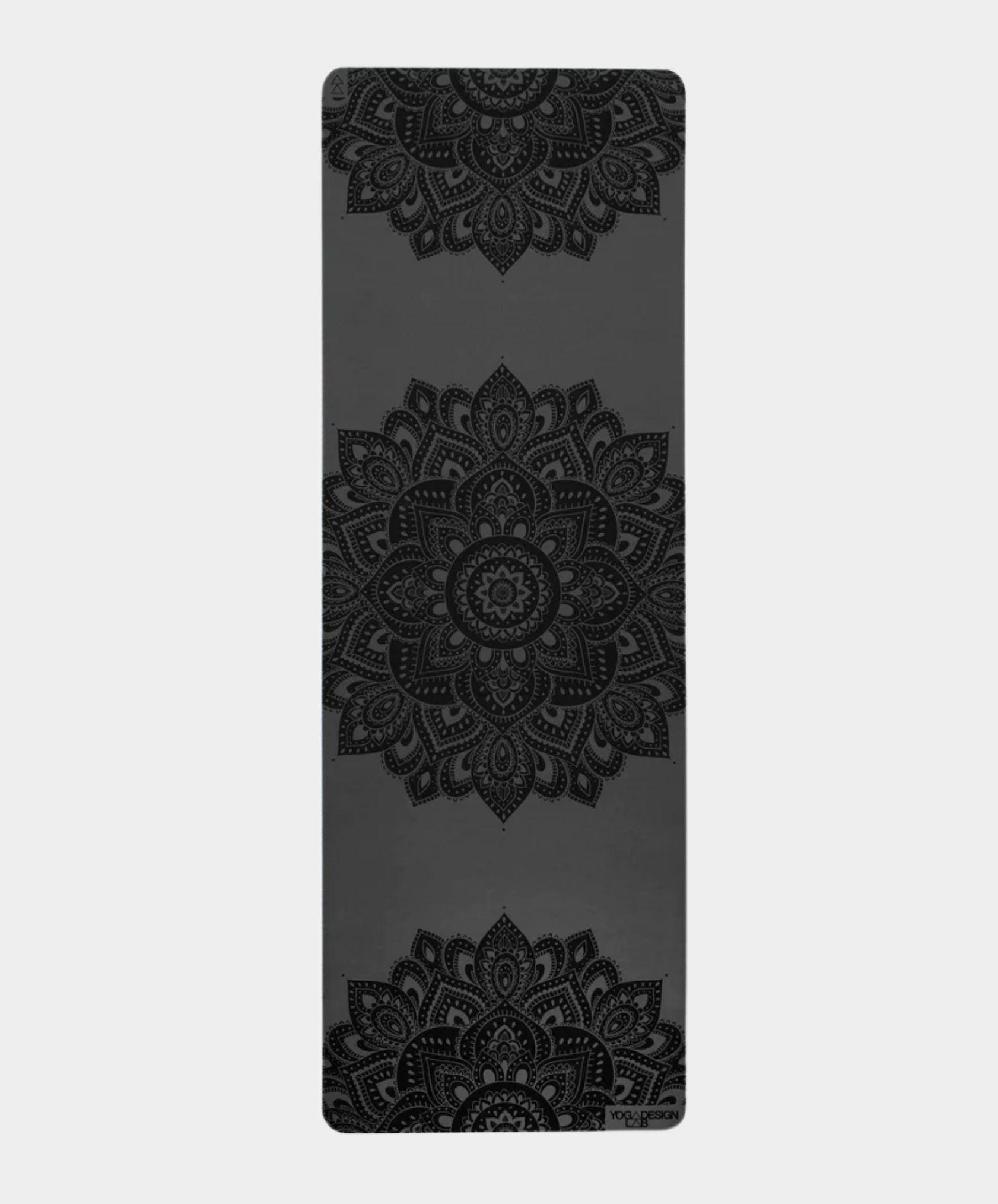 YOGA DESIGN LAB | The Infinity Mat | Luxurious Non-Slip Design Provides Unparalleled Grip to Support and Align You Beautifully | Eco-Friendly | w/Carrying Strap! (Diamond Align Coral, 5mm)