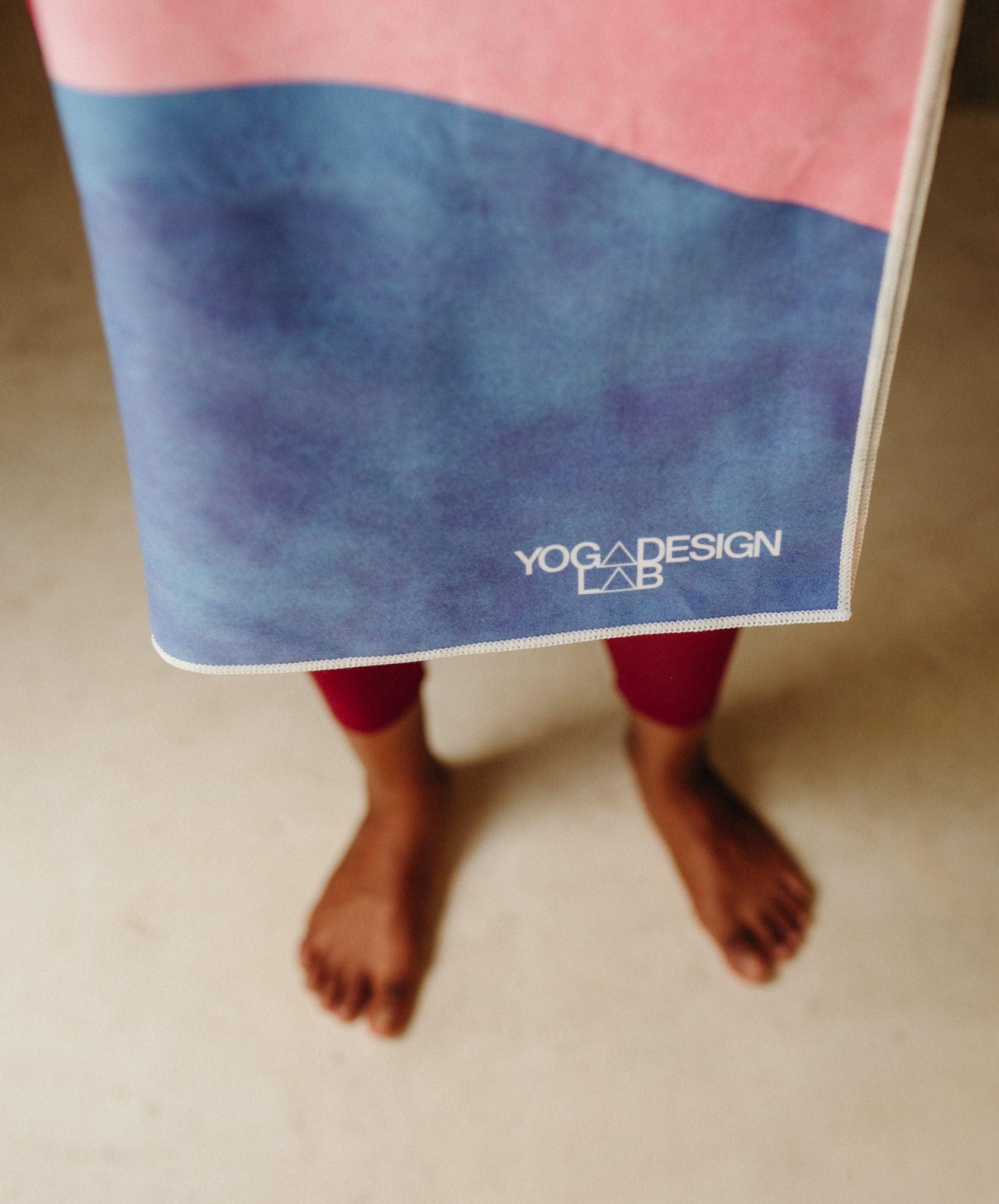 YDL Yoga Mat Towel - Ultra-Grippy, Moisture Absorbing &amp; Quick-Dry - Yoga Design Lab 