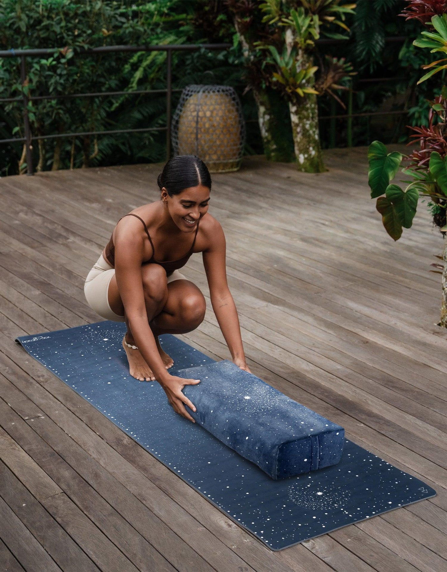 Yoga Bolster - Celestial - Premium Comfort &amp; Cosmic Style Bolster - Yoga Design Lab 