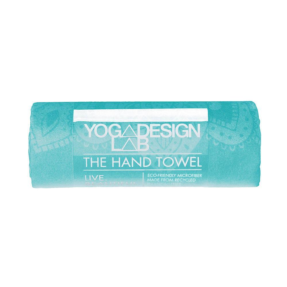 Yoga Hand Towel - Mandala Turquoise - Yoga Design Lab 