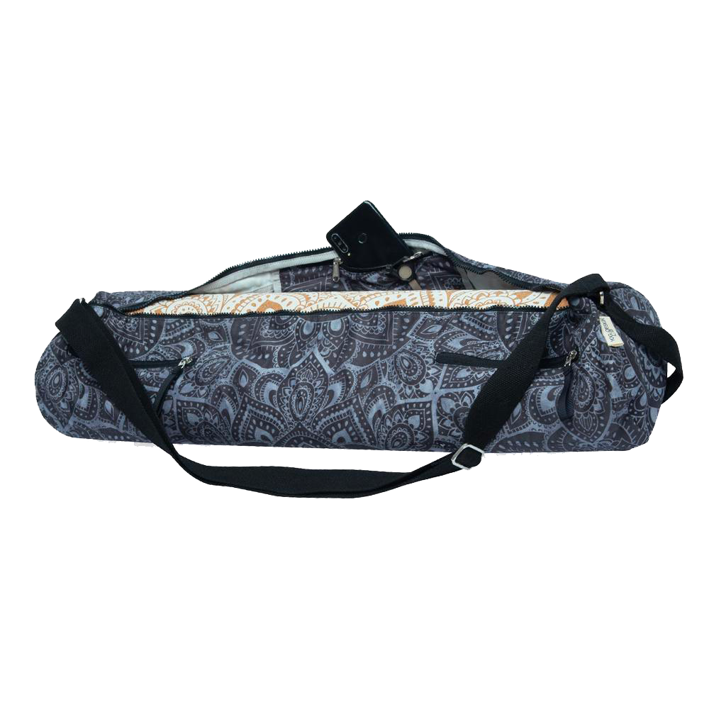 Yoga Mat Bag - Mandala Charcoal | Yoga Design Lab