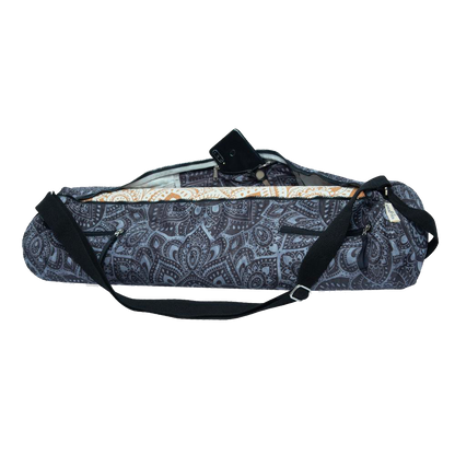 Yoga Mat Bag - Mandala Charcoal