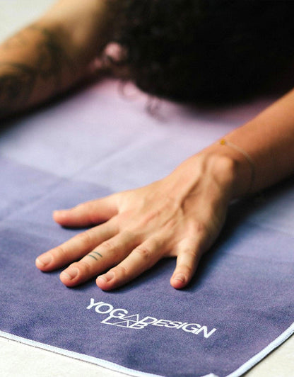 Yoga Mat Towel - Breathe - Ultra-Grippy, Moisture Absorbing &amp; Quick-Dry - Yoga Design Lab 