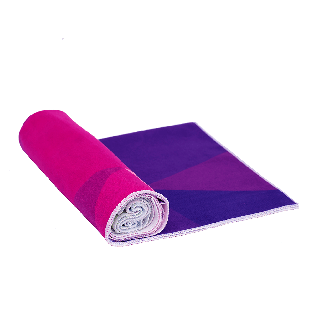 Yoga Mat Towel - Geo - Ultra-Grippy, Moisture Absorbing &amp; Quick-Dry - Yoga Design Lab 