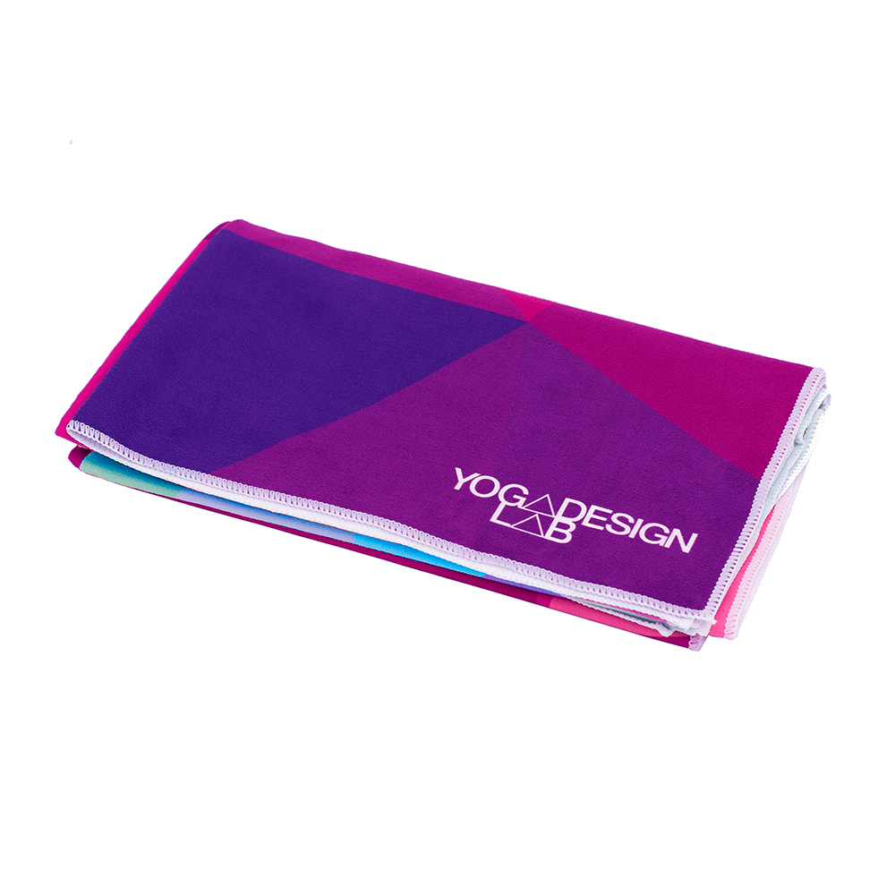 Yoga Mat Towel - Geo - Ultra-Grippy, Moisture Absorbing &amp; Quick-Dry - Yoga Design Lab 