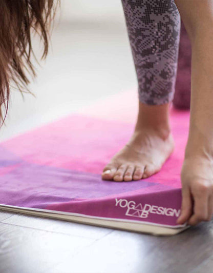 Yoga Mat Towel - Geo - Ultra-Grippy, Moisture Absorbing &amp; Quick-Dry - Yoga Design Lab 