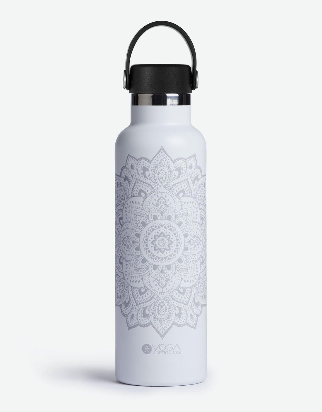 Water Bottle - Mandala White - Yoga Design Lab