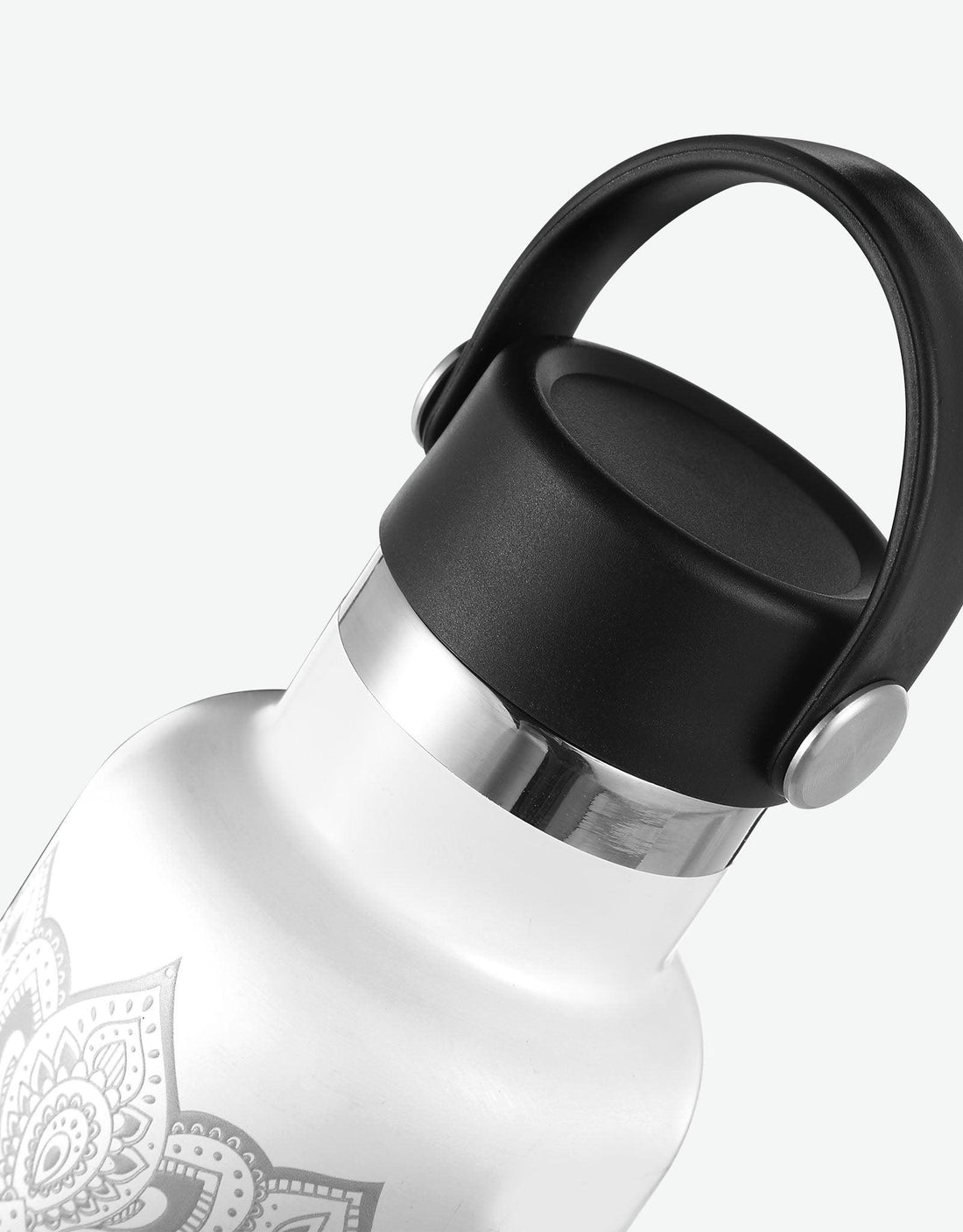 Water Bottle - Mandala White - Yoga Design Lab