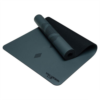 Infinity Yoga Mat - Tribal Charcoal - Yoga Design Lab 