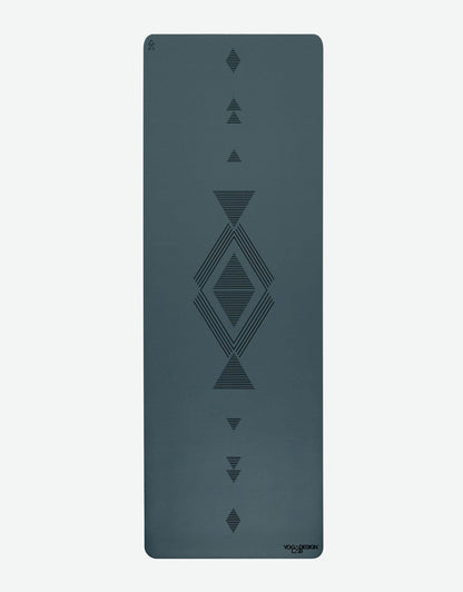 Infinity Yoga Mat - Tribal Charcoal - Yoga Design Lab 