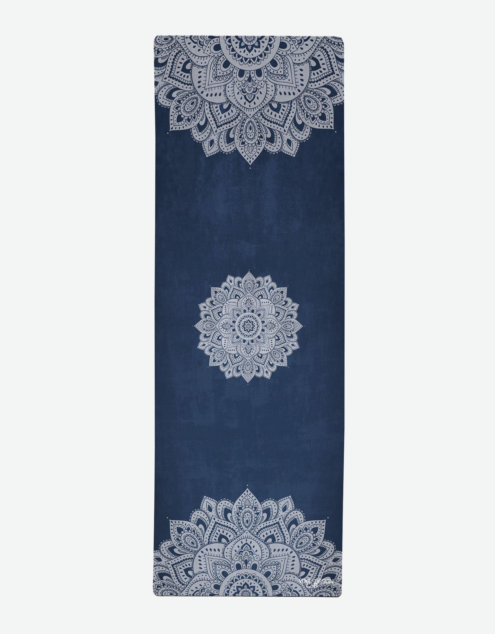 Combo Yoga Mat 3.5mm Mandala Sapphire - Yoga Design Lab 